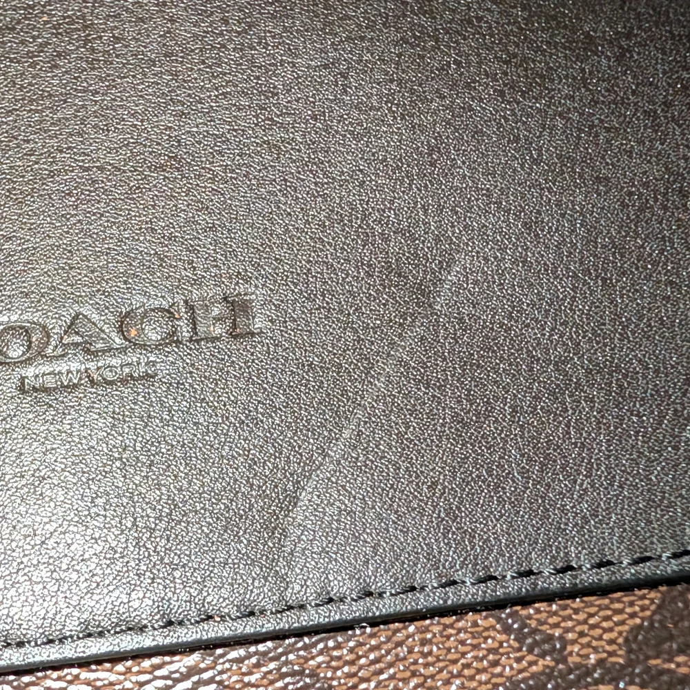 Coach Charles Small Messenger Signature PVC Leather Brown NWT